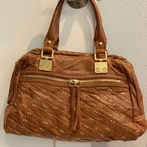 Treesje Tan Leather Purse